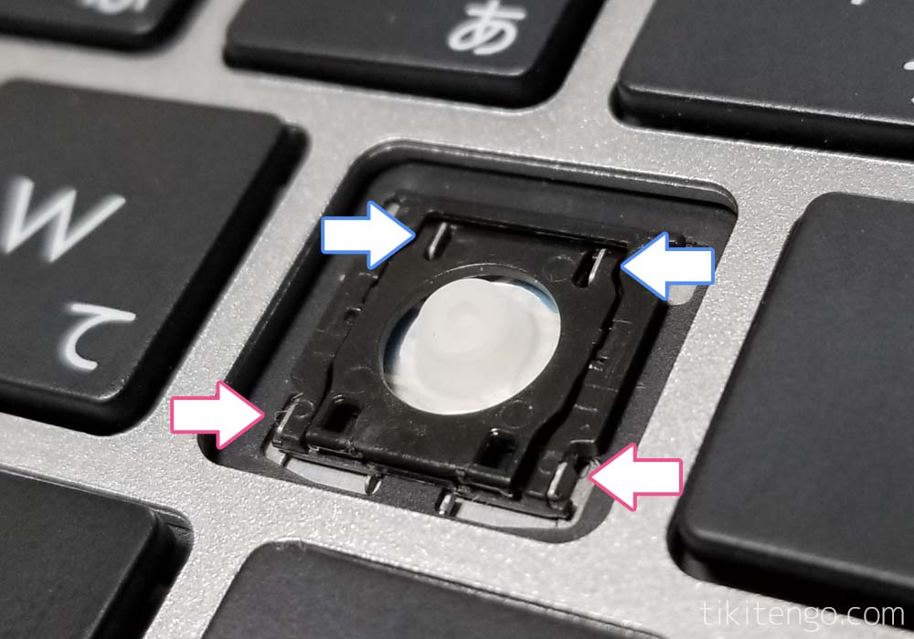 ノートパソコンのキーボードが外れた キーの直し方を写真で詳細解説 チキテンゴ